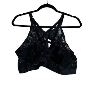 Torrid Bralette Size 2X Floral Lace Strappy NEW